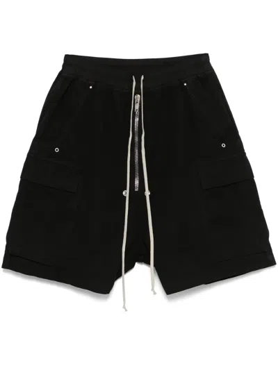 Rick Owens Drkshdw Cargobela Shorts In Black