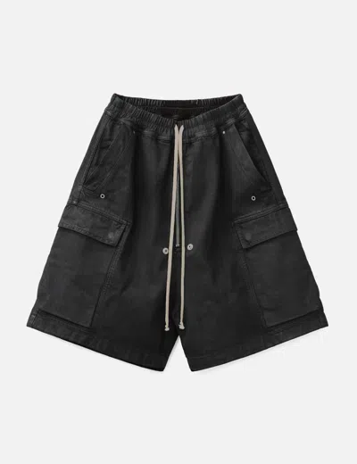 Rick Owens Drkshdw Cargobela Shorts In Black