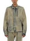 Rick Owens Drkshdw Casual Jacket With Concealed Zipper In Gray