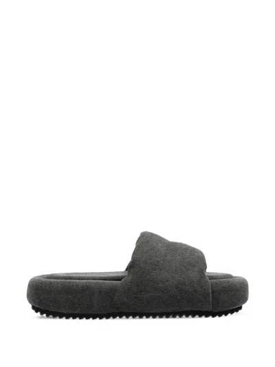 Rick Owens Drkshdw Chancla Slides In Black
