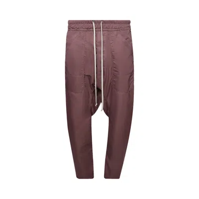 Pre-owned Rick Owens Drkshdw Classic Cargo Drawstring Pants 'mauve' | Brown | Men's Size Xl