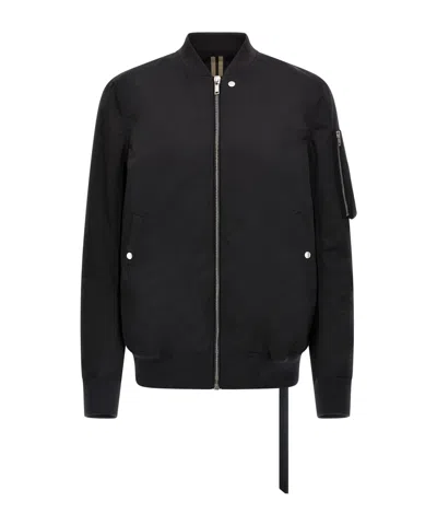 RICK OWENS DRKSHDW RICK OWENS DRKSHDW CLASSIC FLIGHT ZIPPED BOMBER JACKET