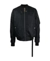 Rick Owens Drkshdw Classic Flight Padded Bomber Jacket In Black