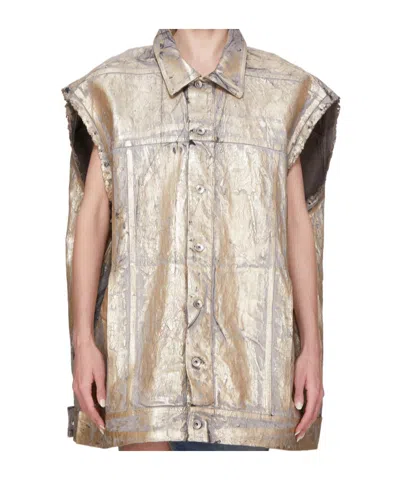 Rick Owens Drkshdw Coated Gilet