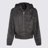 Rick Owens Drkshdw Hooded Zip Jacket In Black