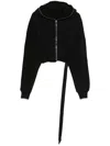 Rick Owens Drkshdw Collage Gimp Hoodie In Black