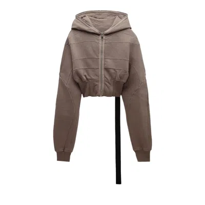 Pre-owned Rick Owens Drkshdw Collage Gimp Hoodie 'dust' | Grey | Women's Size S