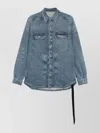 Rick Owens Drkshdw Collared Jacket Shirt Two Front Pockets