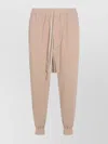 Rick Owens Drkshdw Comfortable Trousers Featuring Elastic Waistband In Neutral