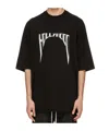 Rick Owens Drkshdw Mens Black Pearl Level Crew-neck Relaxed-fit Cotton-jersey T-shirt In Black
