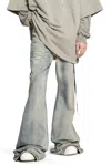 Rick Owens Drkshdw Concordians Bolan Bootcut In 13oz Denim In Gray
