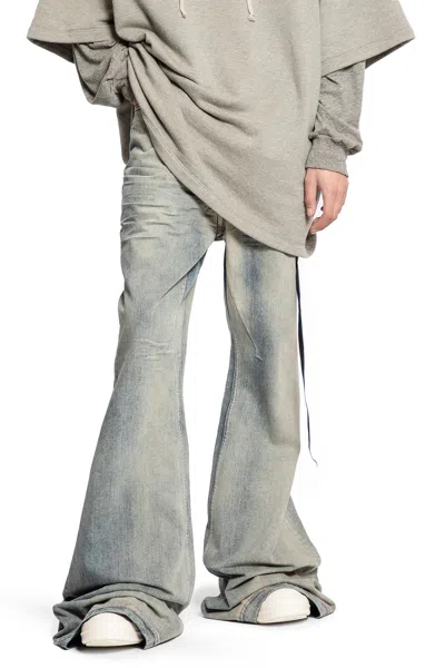 Rick Owens Drkshdw Concordians Bolan Bootcut In 13oz Denim In Blue
