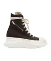 Rick Owens Drkshdw Concordians Cargo Abstract Sneaks High-top Sneaks In Brown