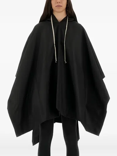 RICK OWENS DRKSHDW CONCORDIANS DRAWSTRING PONCHO