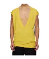 Rick Owens Drkshdw Concordians Dylan T-shirt In Yellow