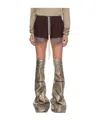Rick Owens Drkshdw Concordians Fog Shorts In Brown
