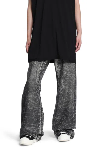 Rick Owens Drkshdw Concordians Geth Jeans In Gray