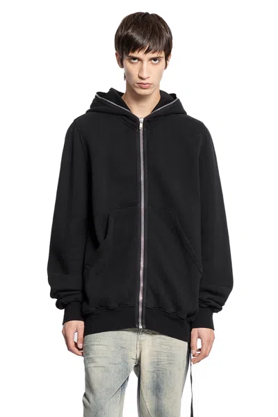Rick Owens Drkshdw Concordians Jumbo Gimp Hoodie In Black
