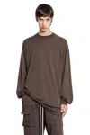Rick Owens Drkshdw Concordians Jumbo Long Sleeve T In Gray