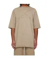 Rick Owens Drkshdw Concordians Jumbo Short-sleeve T-shirt In Neutral