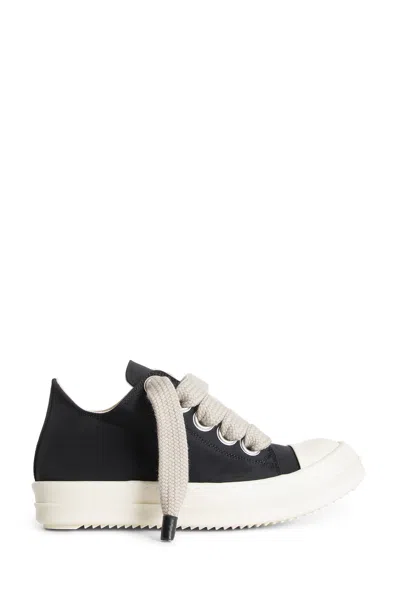 Rick Owens Drkshdw Concordians Jumbolace Low Sneaks In Black