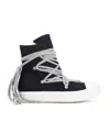 Rick Owens Drkshdw Concordians Megalace Sneakers In Black