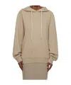 Rick Owens Drkshdw Concordians Oversized Hooded Sweatshirt In Neutral