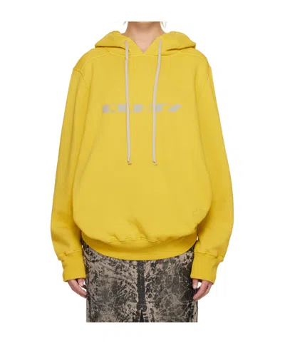 RICK OWENS DRKSHDW CONCORDIANS OVERSIZED HOODED SWEATSHIRT