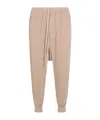 Rick Owens Drkshdw Comfortable Trousers Featuring Elastic Waistband In Brown