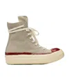 Rick Owens Drkshdw Concordians Sneaks High-top Casual Sneakers In Neutral