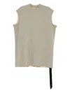 Rick Owens Drkshdw Concordians Tarp Tank Top In Gray