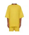 Rick Owens Drkshdw Concordians Tommy T-shirt In Yellow