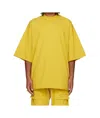 Rick Owens Drkshdw Concordians Tommy T-shirt In Yellow
