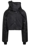 Rick Owens Drkshdw Stand-collar Cropped Puffer Jacket In Black