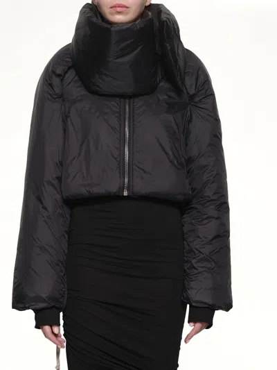 Rick Owens Drkshdw Convertible Padded Jacket In Black