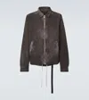 Rick Owens Drkshdw Cotton Blouson In Gray