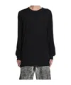 Rick Owens Drkshdw Concordians Level Long Sleeve T In Black