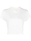 RICK OWENS DRKSHDW COTTON CROPPED T-SHIRT