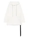 Rick Owens Drkshdw Cotton Hoodie In Neutrals