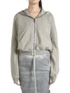 Rick Owens Drkshdw Cotton Hoodie In Neutrals