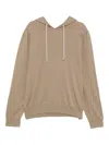 Rick Owens Drkshdw Hustler Hoodie In Nude