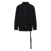 Rick Owens Drkshdw Oversized Shirt With Chest Pockets And Long Sleeves In Black