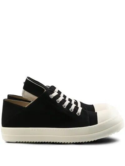 Rick Owens Drkshdw Cotton Sneakers In Black