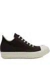 Rick Owens Drkshdw Cotton Sneakers In Brown