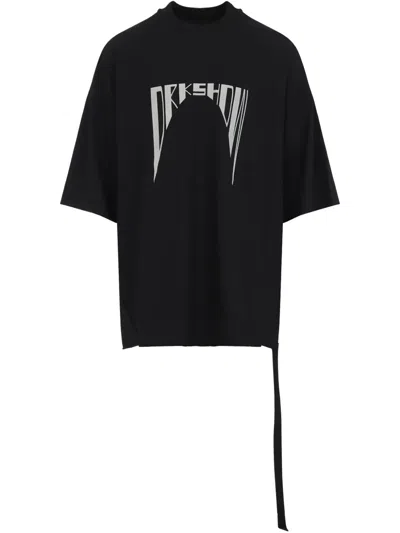 Rick Owens Drkshdw Tommy T Cotton T-shirt In Black