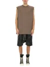 Rick Owens Drkshdw Cotton T-shirt In Gray
