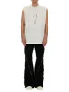Rick Owens Drkshdw Drkshdw By Rick Owens Cotton Tank Top In White