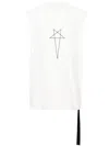 Rick Owens Drkshdw Drkshdw By Rick Owens Cotton Tank Top In White
