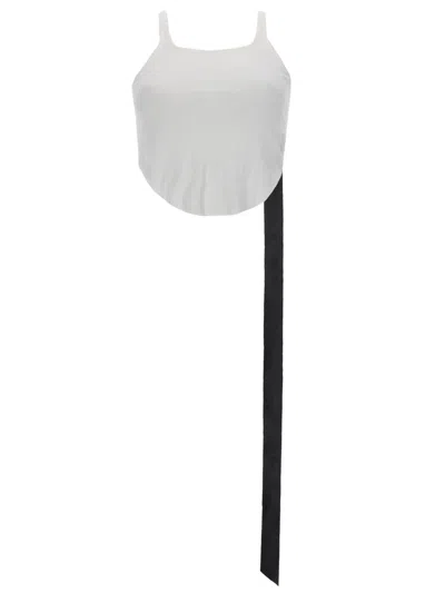 Rick Owens Drkshdw Cotton Tops. In White