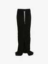 Rick Owens Drkshdw Cotton T-shirt Skirt With Elastic Waist And Adjustable Side Slit In Nero